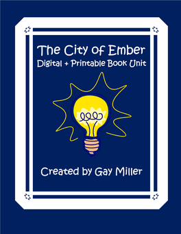 The City of Ember Digital + Printable Book Unit