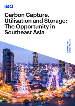 Carbon Capture, Utilisation and Storage: the Opportunity in Southeast Asia INTERNATIONAL ENERGY AGENCY