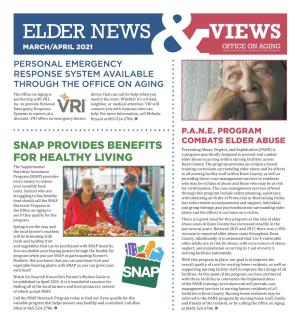 Elder News Views March/April 2021