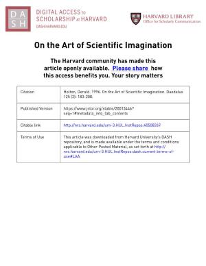 On the Art of Scientific Imagination
