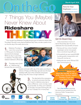 7 Things You (Maybe) Never Knew About Rideshare