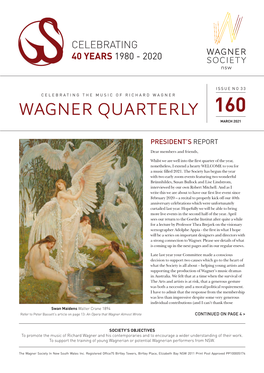 Wagner Quarterly 160 March 2021