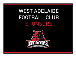 West Adelaide Football Club Sponsors
