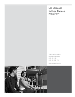 Los Medanos College Catalog 2008-2009