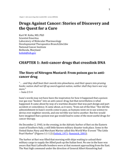 Cancer Drugs That Crosslink DNA - Version 200923Dx