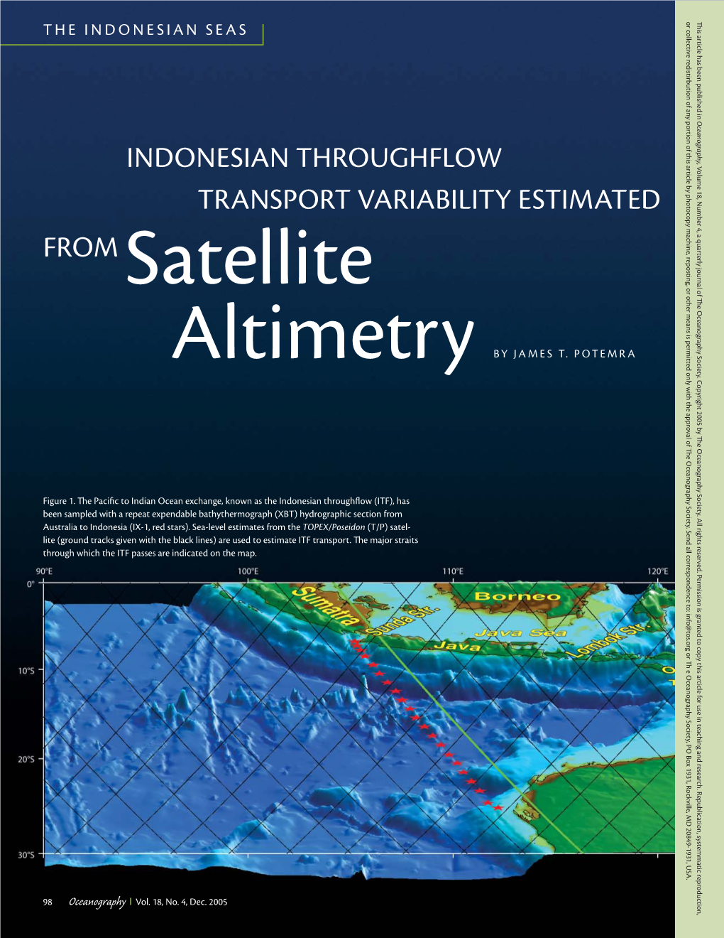 Indonesian Throughflow Transport Variability