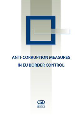 Study on Anti-Corruption Measures in EU Border Control