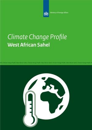 Climate Change Profile: West African Sahel April 2018