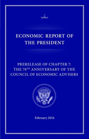 The 70Th Anniversary of the Council of Economic Advisers
