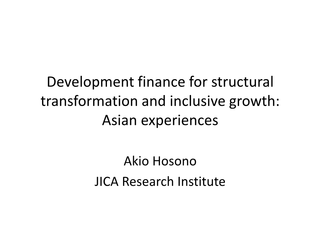 Comparison Between Far East Asia Model and ASEAN Model: (1) Development Strategy