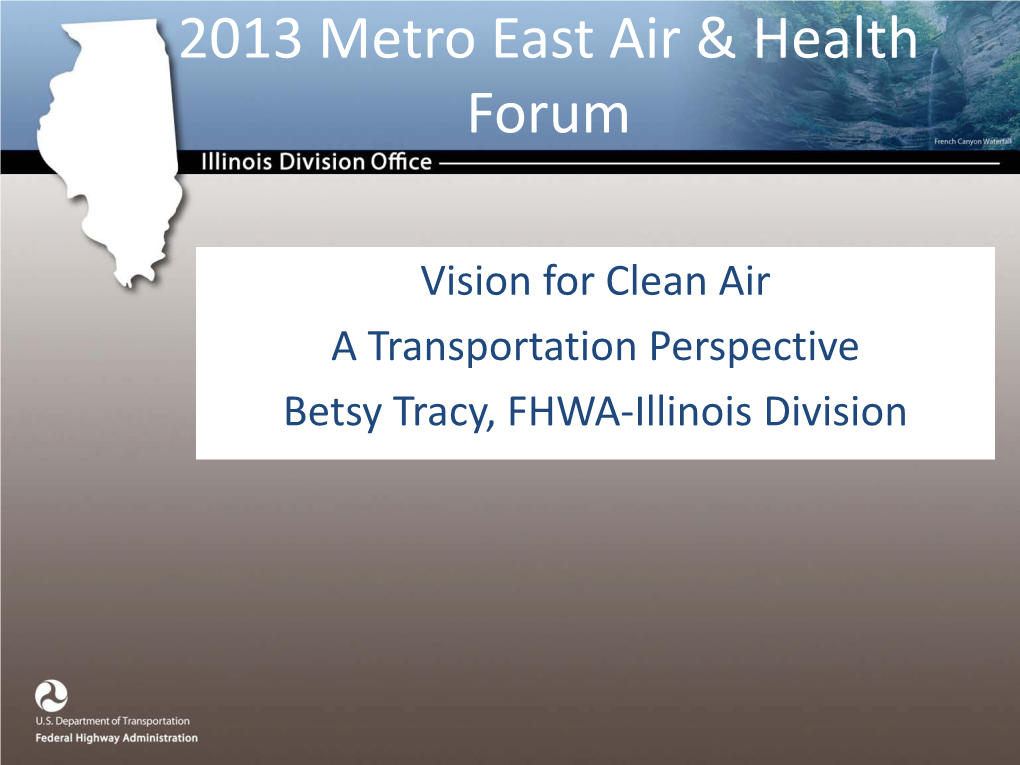 2013 Metro East Air & Health Forum