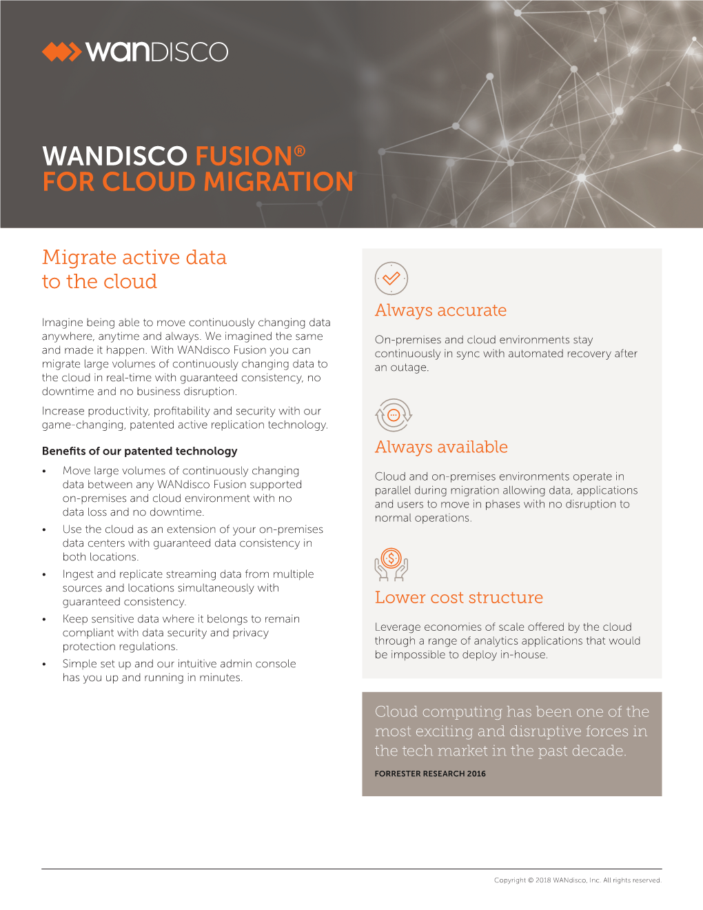 Wandisco Fusion® for Cloud Migration