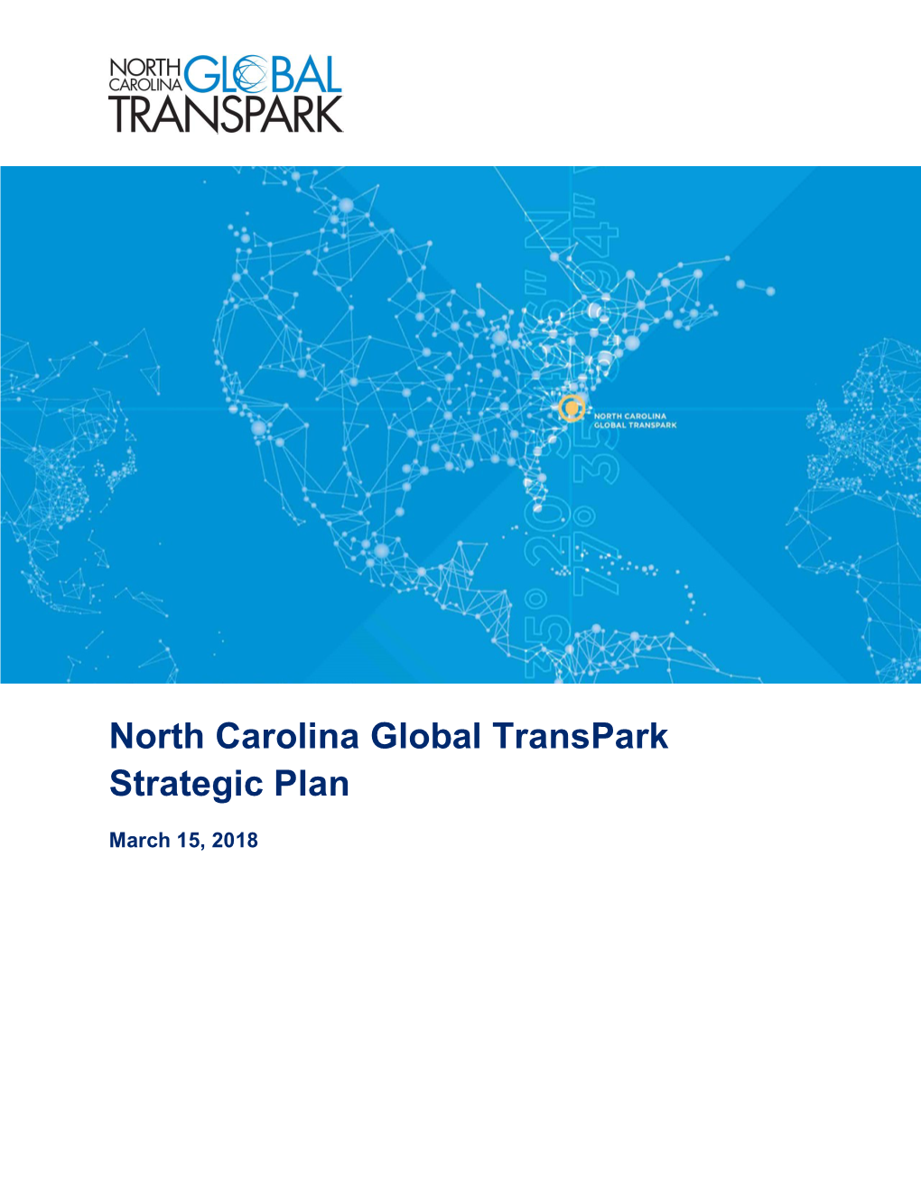 North Carolina Global Transpark Strategic Plan