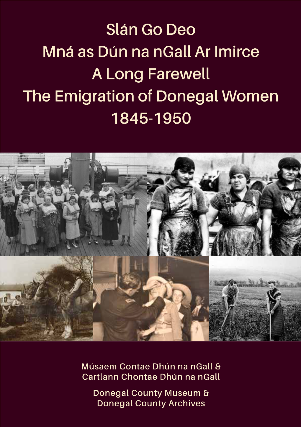 Slán Go Deo Mná As Dún Na Ngall Ar Imirce a Long Farewell the Emigration of Donegal Women 1845-1950