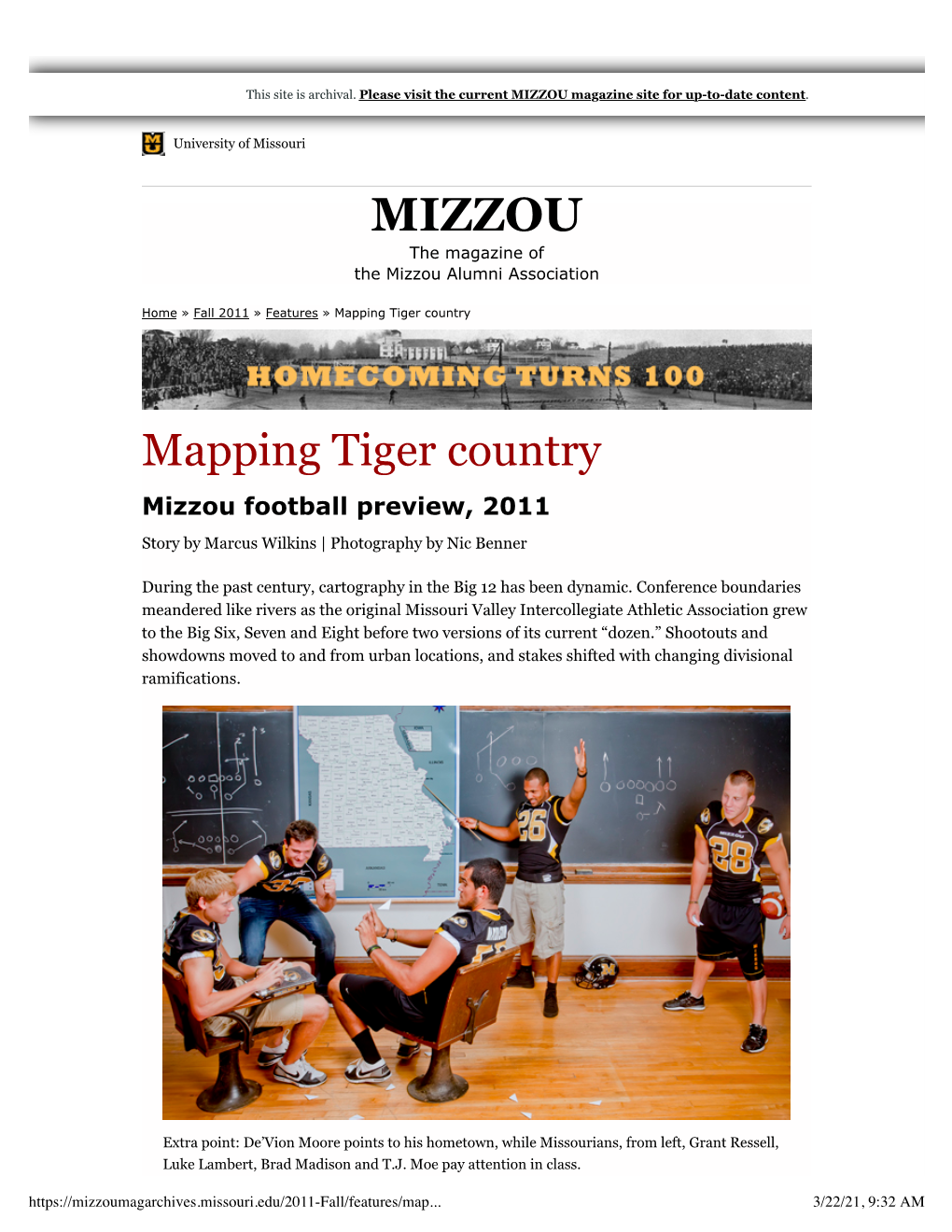 MIZZOU Magazine Site for Up-To-Date Content