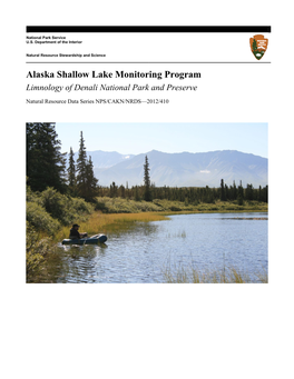 Limnology of Denali National Park and Preserve