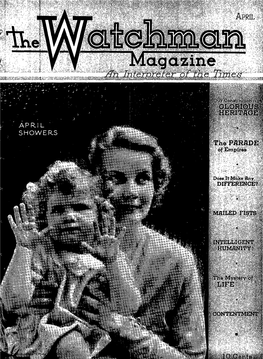 The Watchman Magazine for 1936