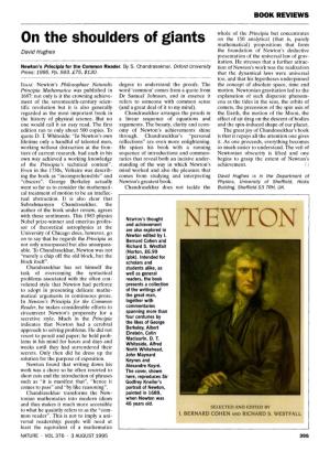 Newton's Deductive Presentation of the Universal Law of Grav­ Itation