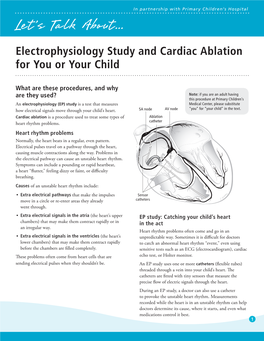 EP Study and Cardiac Ablation