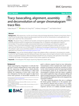 Basecalling, Alignment, Assembly and Deconvolution of Sanger
