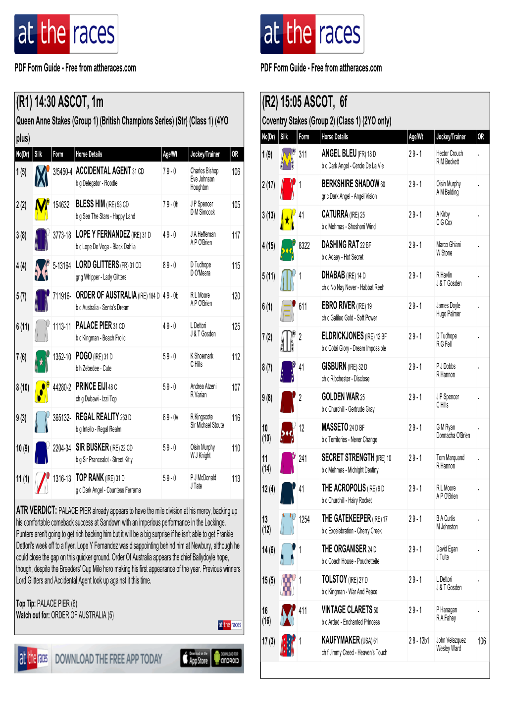 14:30 ASCOT, 1M