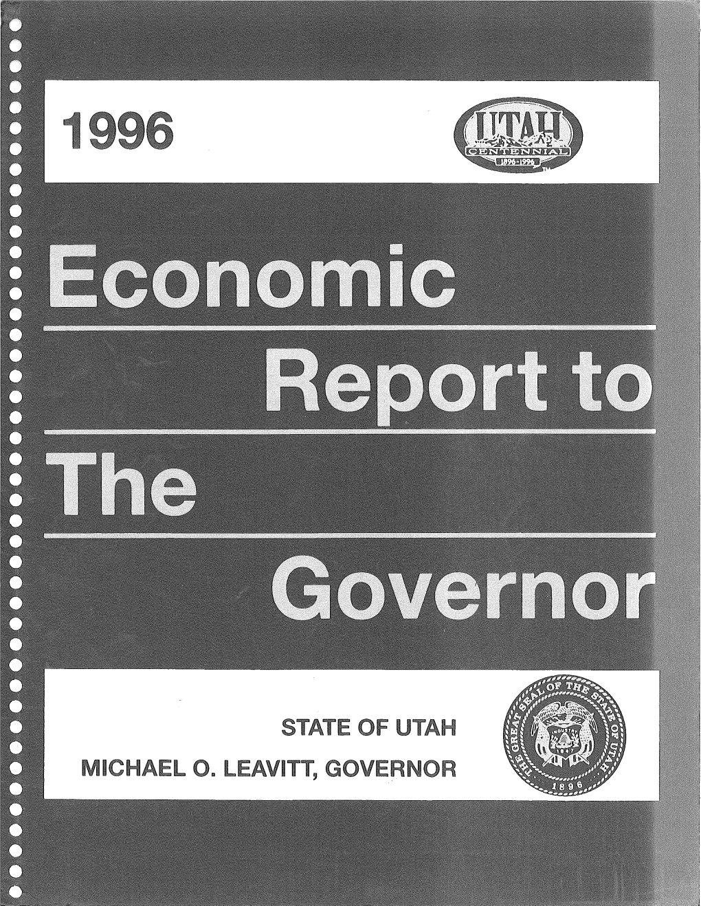 1996 Economic Report to the Governor
