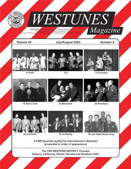Pdf Westunes Vol 53 No 4 Jul-Aug 2003