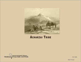 Achakzai Tribe
