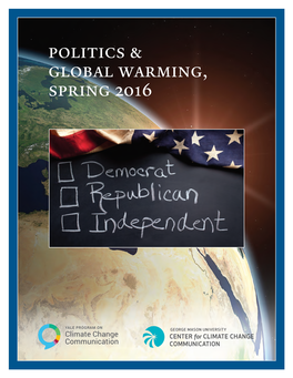 Politics & Global Warming, Spring 2016