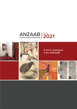 ANZAAB Joint Catalogue July 2021