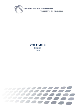 Volume 2 Issue 1 2010
