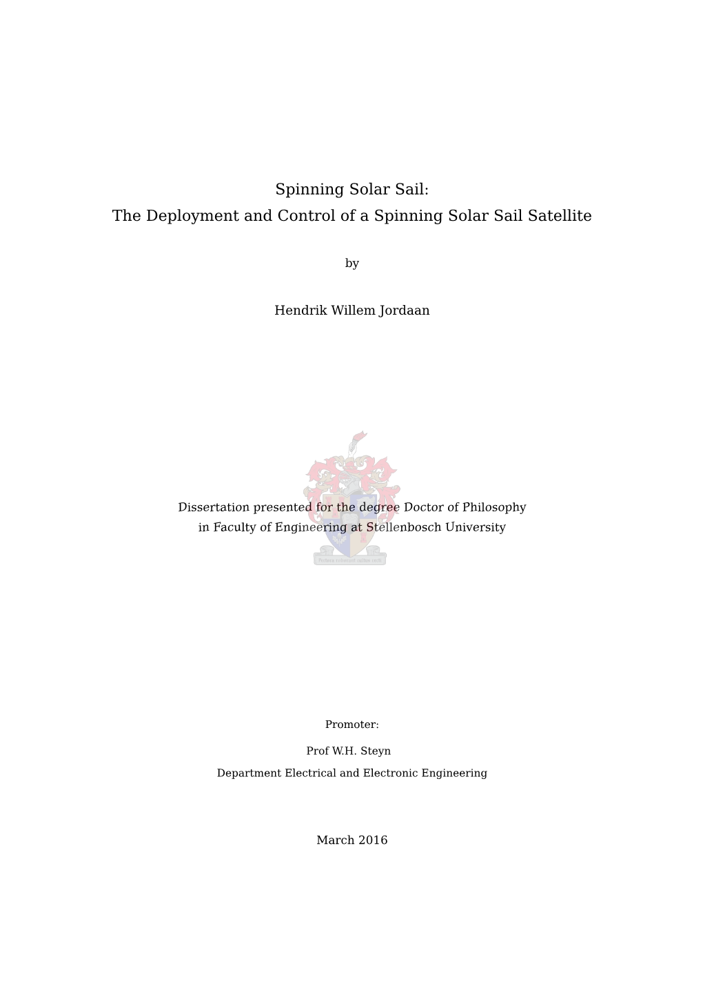 The Deployment and Control of a Spinning Solar Sail Cubesat