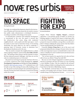 No Space Fighting for Expo