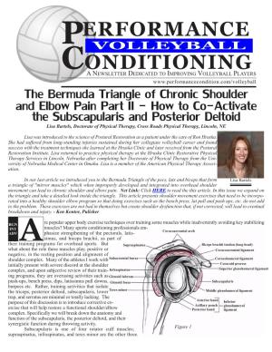 Bermuda Triangle of Chronic Shoulder and Elbow Pain Part II