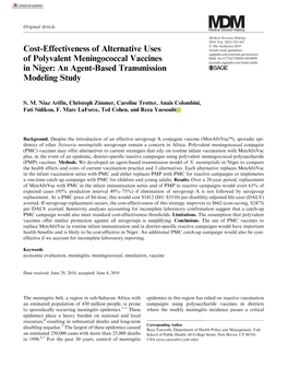 Cost-Effectiveness of Alternative Uses of Polyvalent