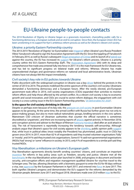 EU-Ukraine People-To-People Contacts