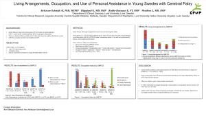 Living Arrangements, Occupation, and Use of Personal Assistance in Young Swedes with Cerebral Palsy