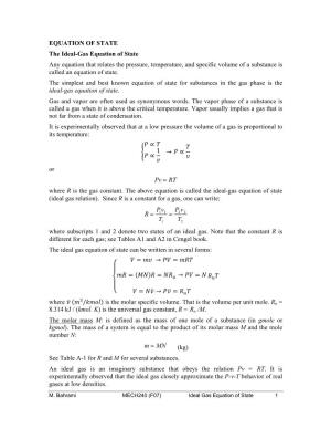 Ideal Gas Equation of State.Pdf