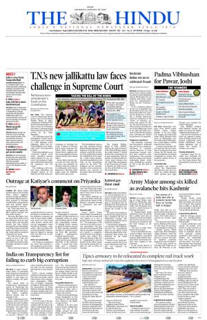 T.N.'S New Jallikattu Law Faces Challenge in Supreme Court