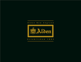 The Alden Shoe Company Has Manufactured Quality Shoes for Men Since 1884