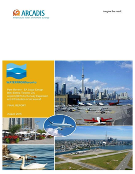 Peer Review EA Study Design Billy Bishop Toronto City Airport BBTCA