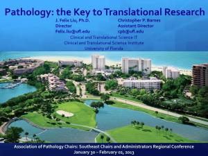 The Key to Translational Research J