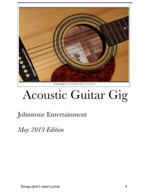 Guitar Gig July 2020