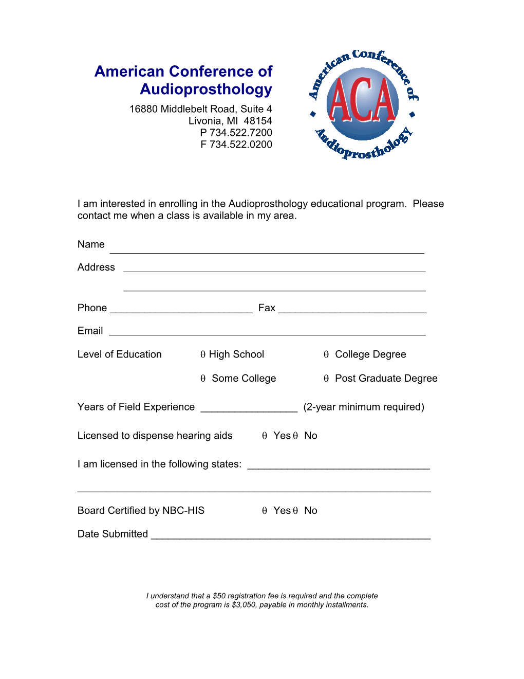 American Conference of Audioprosthology