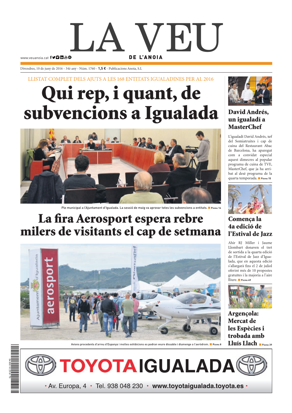 Qui Rep, I Quant, De Subvencions a Igualada