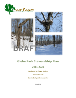 Glebe Park Stewardship Plan 2011-2021