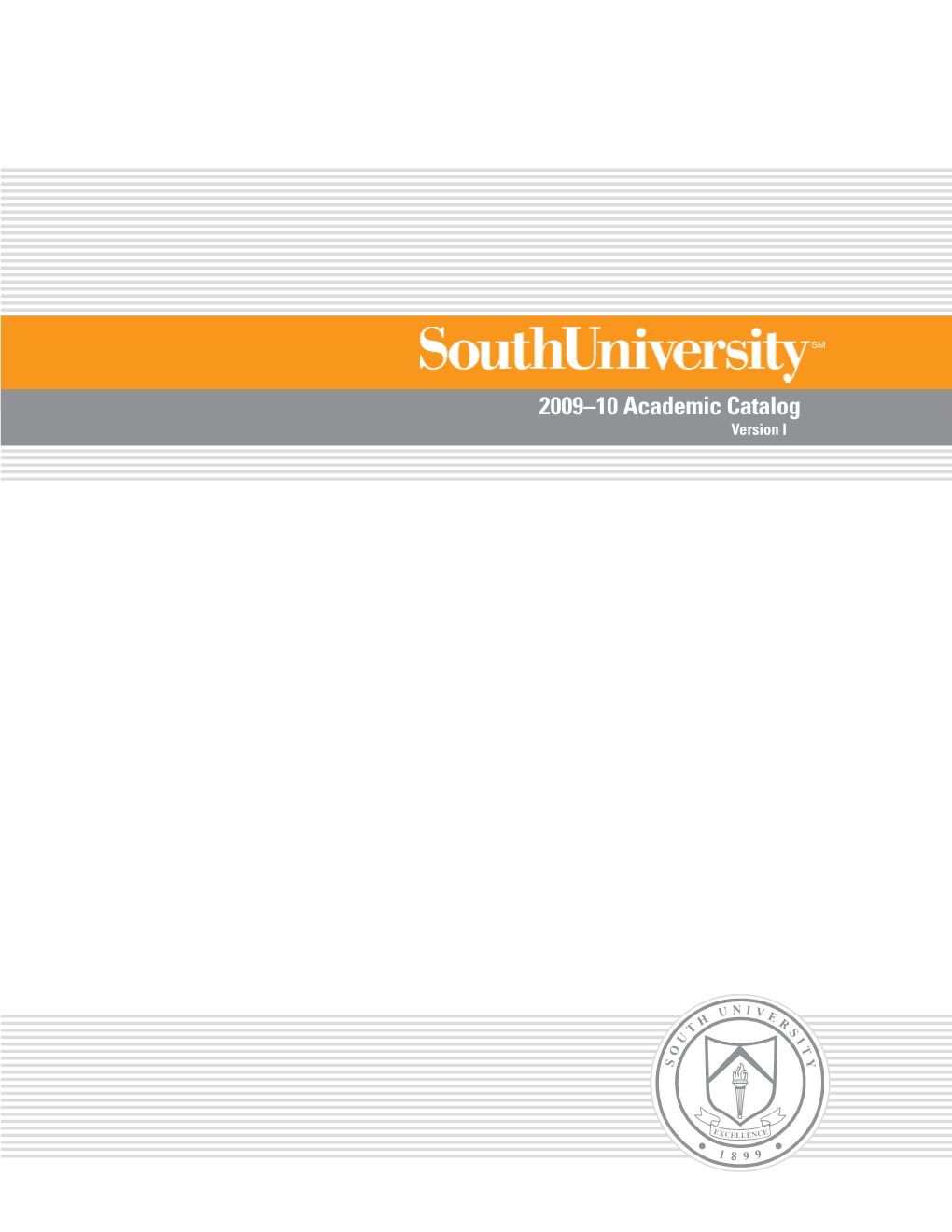 2009–10 Academic Catalog