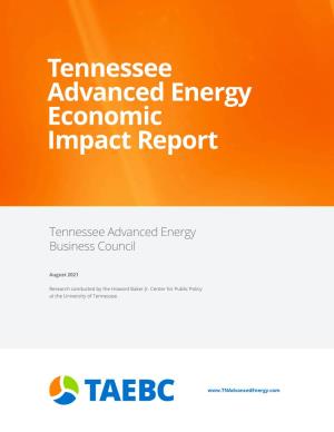 The 2021 Tennessee Advanced Energy Economic Impact Report