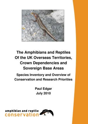 The Amphibians and Reptiles of the UK Overseas Territories, Crown Dependencies and Sovereign Base Areas