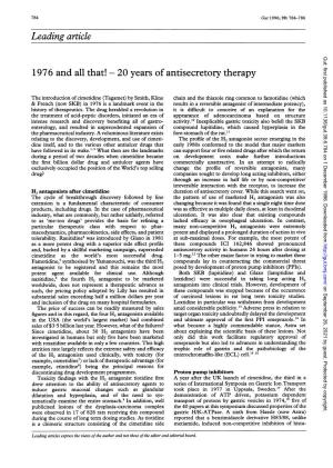 Leading Article Gut: First Published As 10.1136/Gut.39.6.784 on 1 December 1996